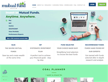 Tablet Screenshot of mutualfundbazaar.com